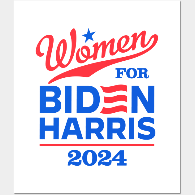 Women For Biden 2024 Wall Art by MotiviTees